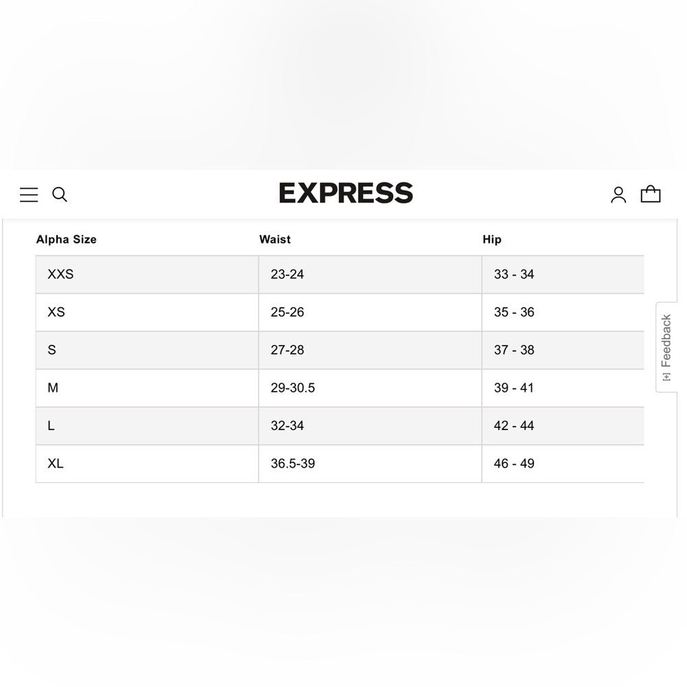 NWT, Express, Shortie High Rise - Picture 14 of 14